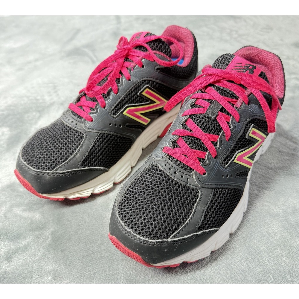 New Balance TechRide W460LK2 Shoes Womens Size 8 Black Pink Running Sneakers